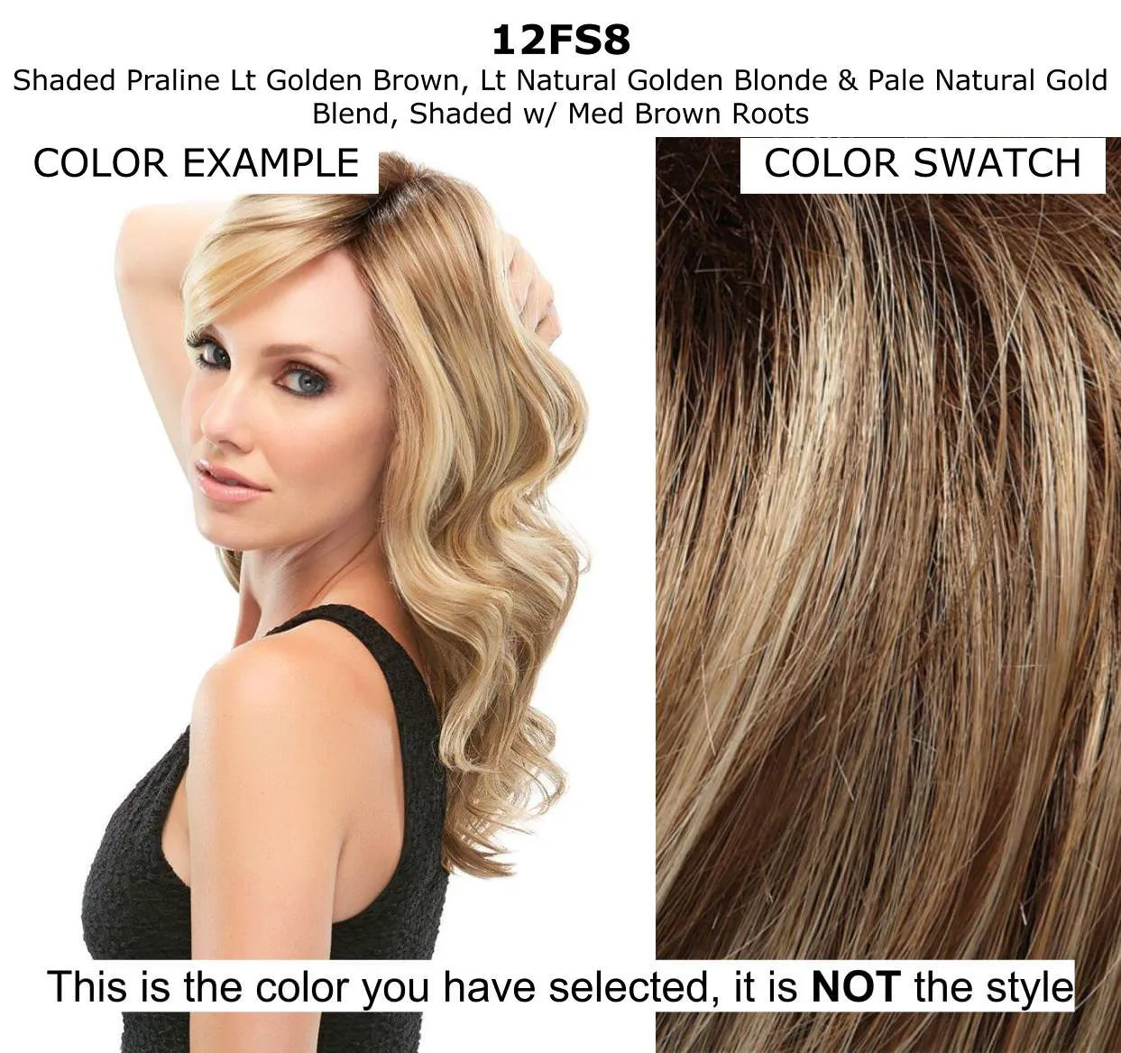 Bundle - 8 Items: Zara Lite by Jon Renau, Christy's Wigs Q & A Booklet, 2oz Travel Size Wig Shampoo, Conditioning Spray, Flexible Spray, HD Smooth, Wide Tooth Comb & Wig Cap - Color: 12FS8