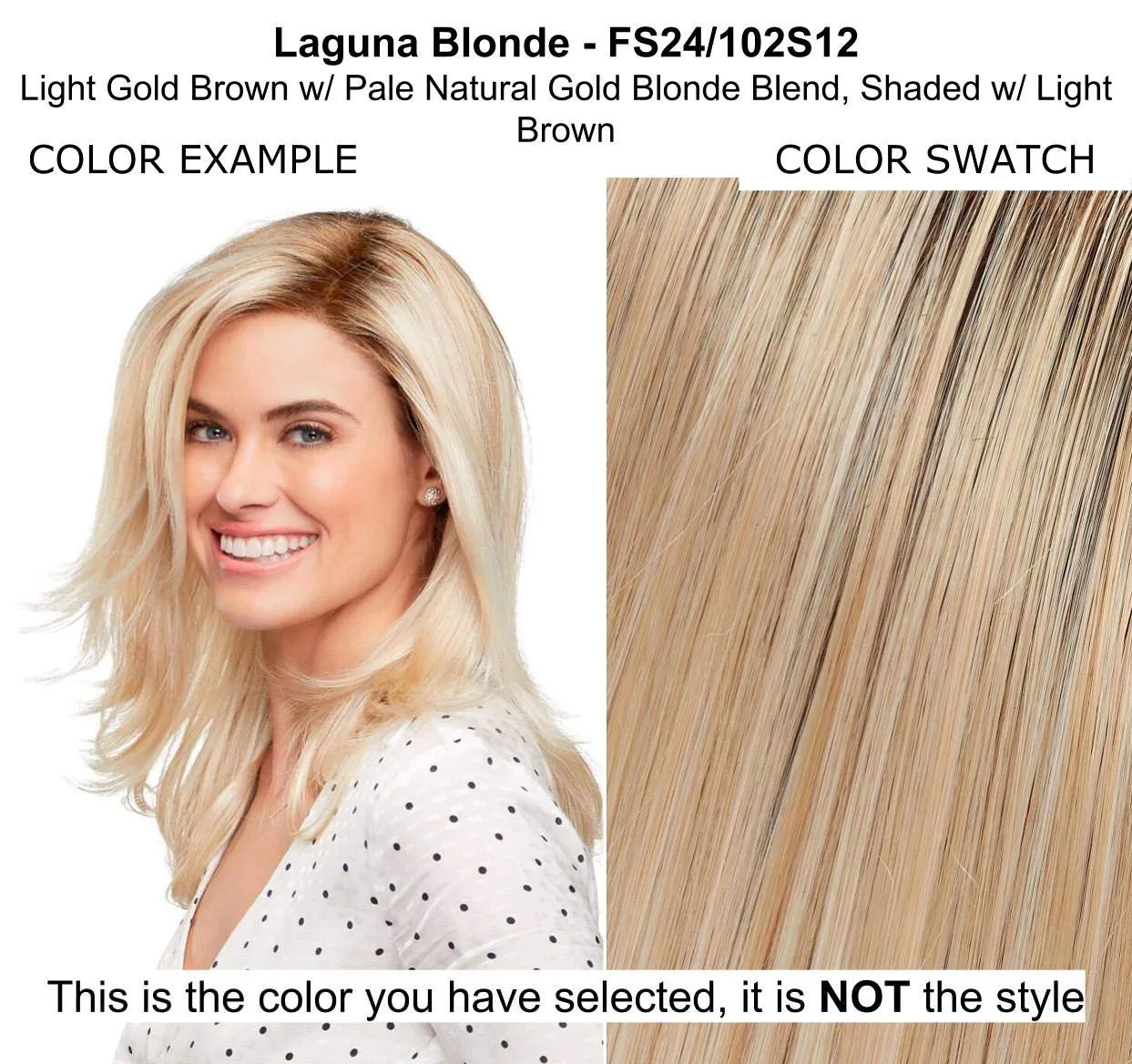 Bundle - 8 Items: Zara Lite by Jon Renau, Christy's Wigs Q & A Booklet, 2oz Travel Size Wig Shampoo, Conditioning Spray, Flexible Spray, HD Smooth, Wide Tooth Comb & Wig Cap - Color: FS24/102S12