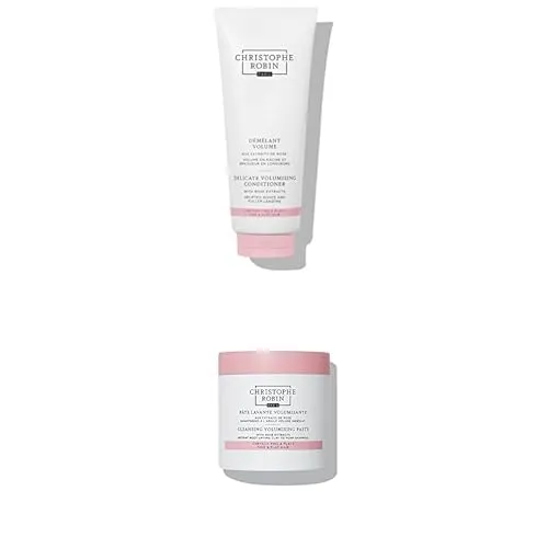 Bundle of Christophe Robin Delicate Volumizing Conditioner 6.7 fl. oz   Christophe Robin Cleansing Volumizing Paste Shampoo 8.4 fl. oz
