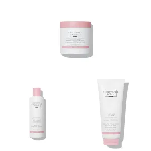 Bundle of Christophe Robin Volumizing Paste Shampoo and Conditioner With Rose Extracts for Thin, Fine, and Flat Hair