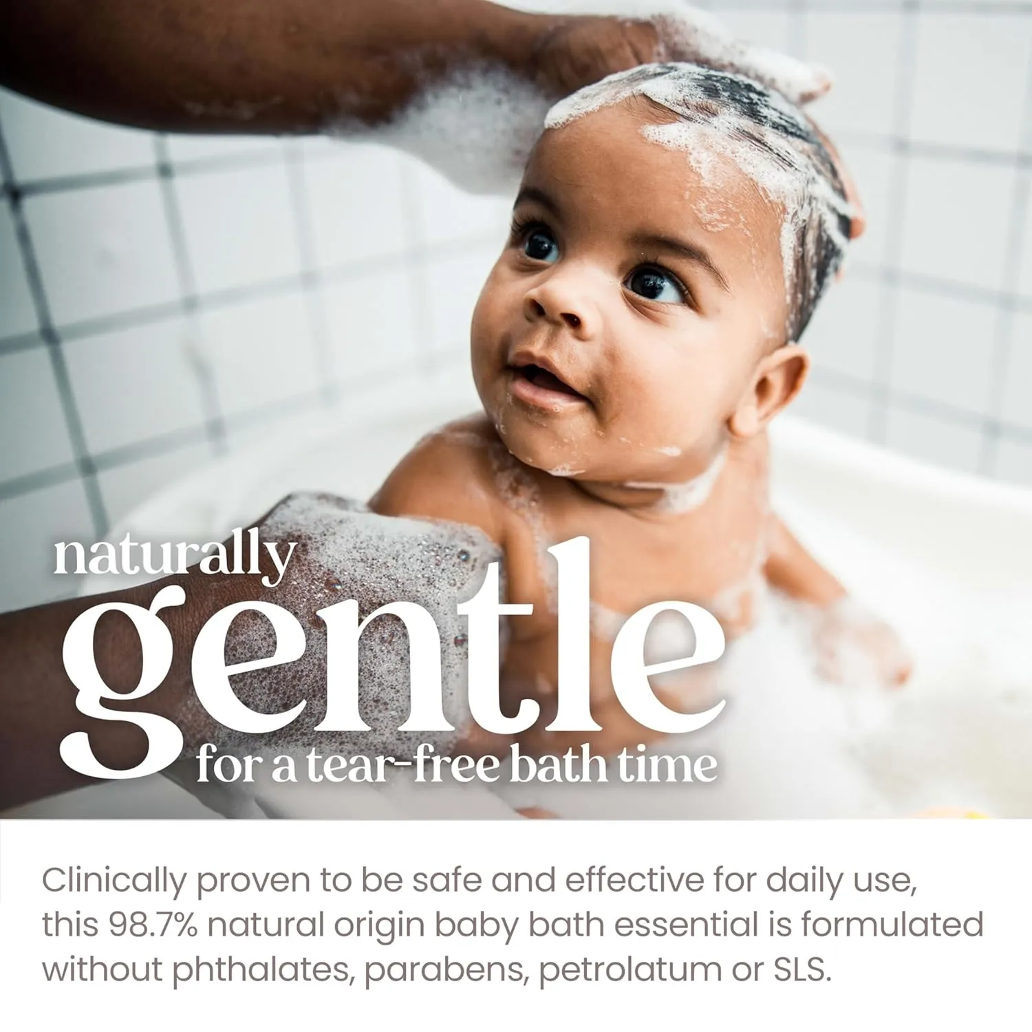 Burt's Bees Baby Shampoo & Body Wash, Tear Free Soap, Natural Baby Care for Delicate Skin, Original Scent, 21 Fl Oz