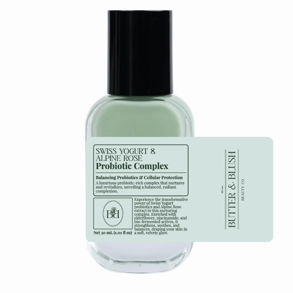 Butter & Blush Beauty Co. Swiss Yogurt & Alpine Rose Probiotic Complex (30 ml glass pump)