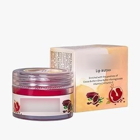 Butter For Dry And Pigmented, Damaged & Chapped Lips|Hydrating & Nourishing|Enriched With Cocoa Butter, Shea & Essential Oils For Pink, Glossy & Soft|10 Gm