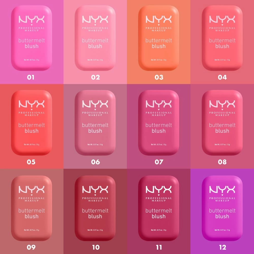 Buttermelt Powder Blush, Fade and Transfer-Resistant Blush, up to 12HR Make up Wear, Vegan Formula - for the Butta