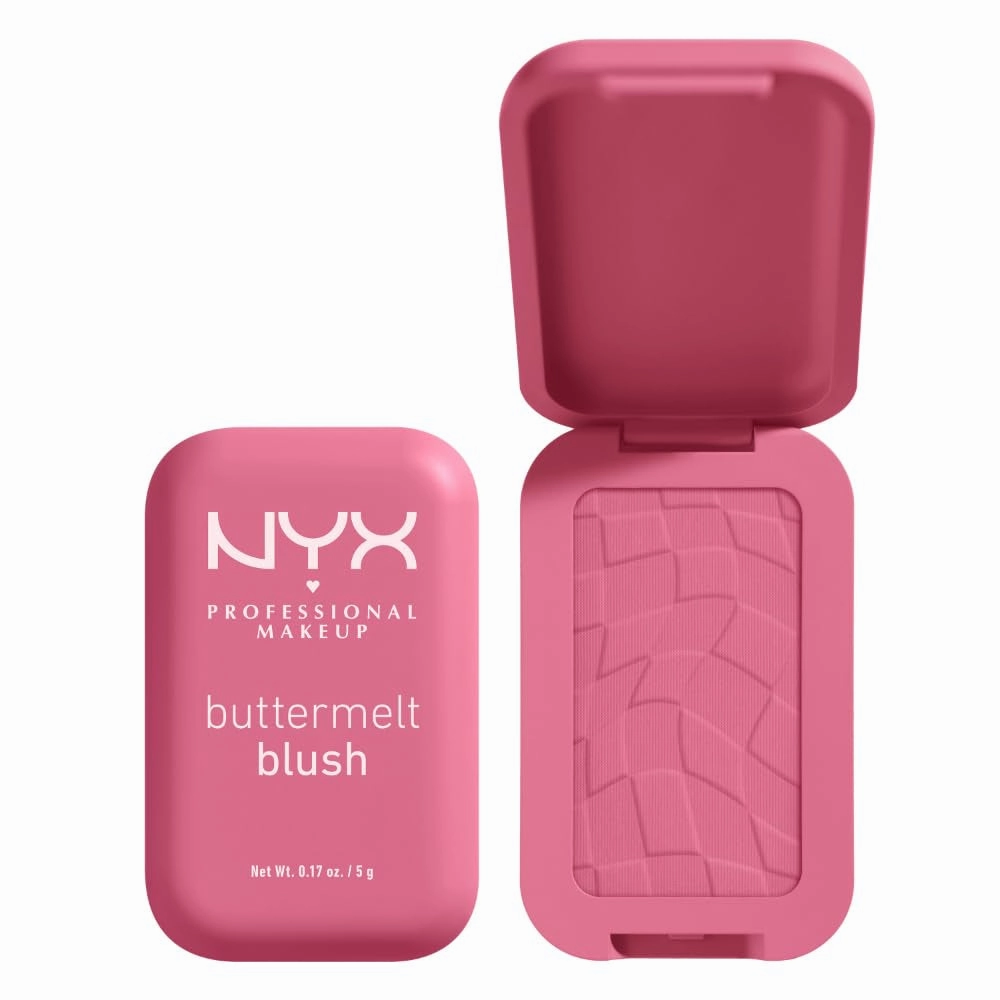 Buttermelt Powder Blush, Fade and Transfer-Resistant Blush, up to 12HR Make up Wear, Vegan Formula - for the Butta