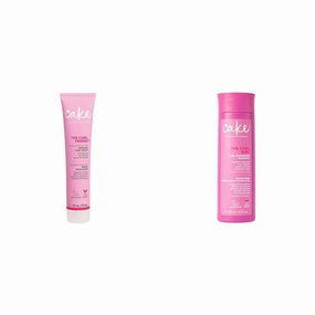 Cake Beauty Curl Friend Defining Cream & Curl Girl Shampoo Bundle - Vegan Anti-Frizz Hydrating Products for Curly Hair
