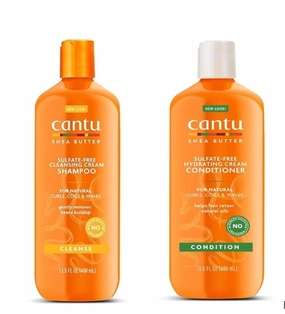 Cantu Shea Butter Cleansing Shampoo   Hydrating Conditioner 13.5 Fl Oz (Pack of 2)