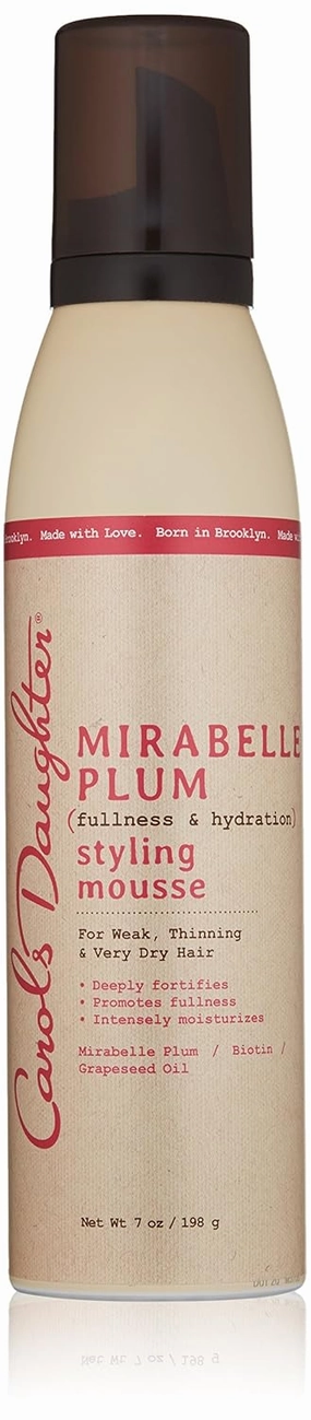 Carol's Daughter Mirabelle Plum Styling Mousse, 7 oz (Packaging May Vary)