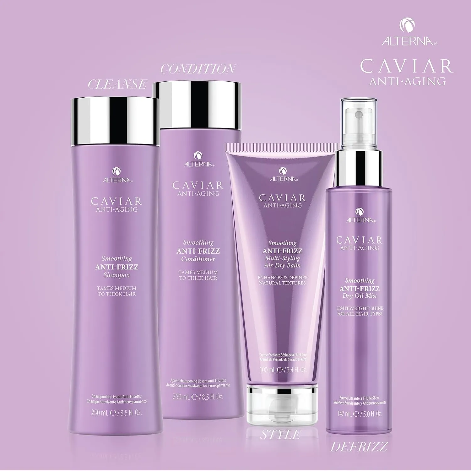CAVIAR Anti-Aging Smoothing Anti-Frizz Conditioner| For Medium, Thick Hair | Smooths Hair, Tames Frizz | Sulfate Free