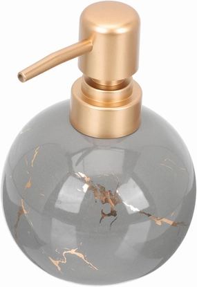 Ceramic Shower Gel and Hand Soap Dispenser Bottle Refillable Pump Type Container for Shampoo Body Wash Soap Storage