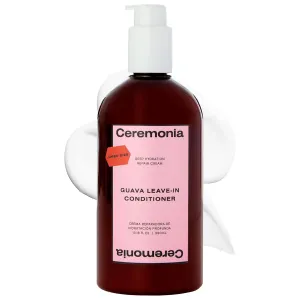 Ceremonia Guava Leave-In Conditioner Deep Hydration Repair Cream with Tamarind and Avocado, Jumbo Size 13.18 Fl Oz | 390 Ml