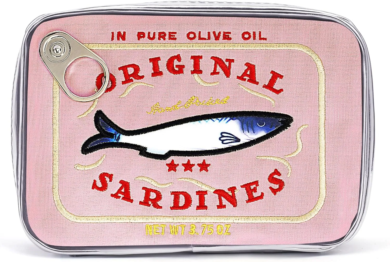 Cessfle Canned Sardines Makeup Bag, Creative Cute Makeup Bag Canned Fish Cosmetic Bag Coquette Cosmetic Pouch Aesthetic Toiletry Bag For Women…, Pink, 1hf2rh1lg4pn1ny8bp2
