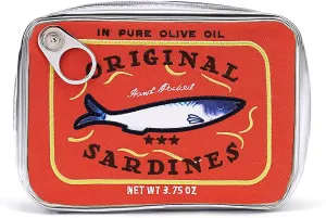 Cessfle Canned Sardines Makeup Bag, Funny Mothers Day Gifts Idea, Creative Cute Makeup Bag Canned Fish Cosmetic Bag - Mothers Day Mom Gifts from Daughter Son, Coquette Makeup Pouch for Women