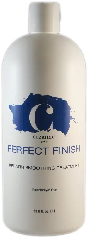 Cezanne Perfect Finish Keratin Smoothing Treatment 32 Oz (946 ml) - Keratin Smoothing Treatment - Formaldehyde Free - Deep Hair Conditioner