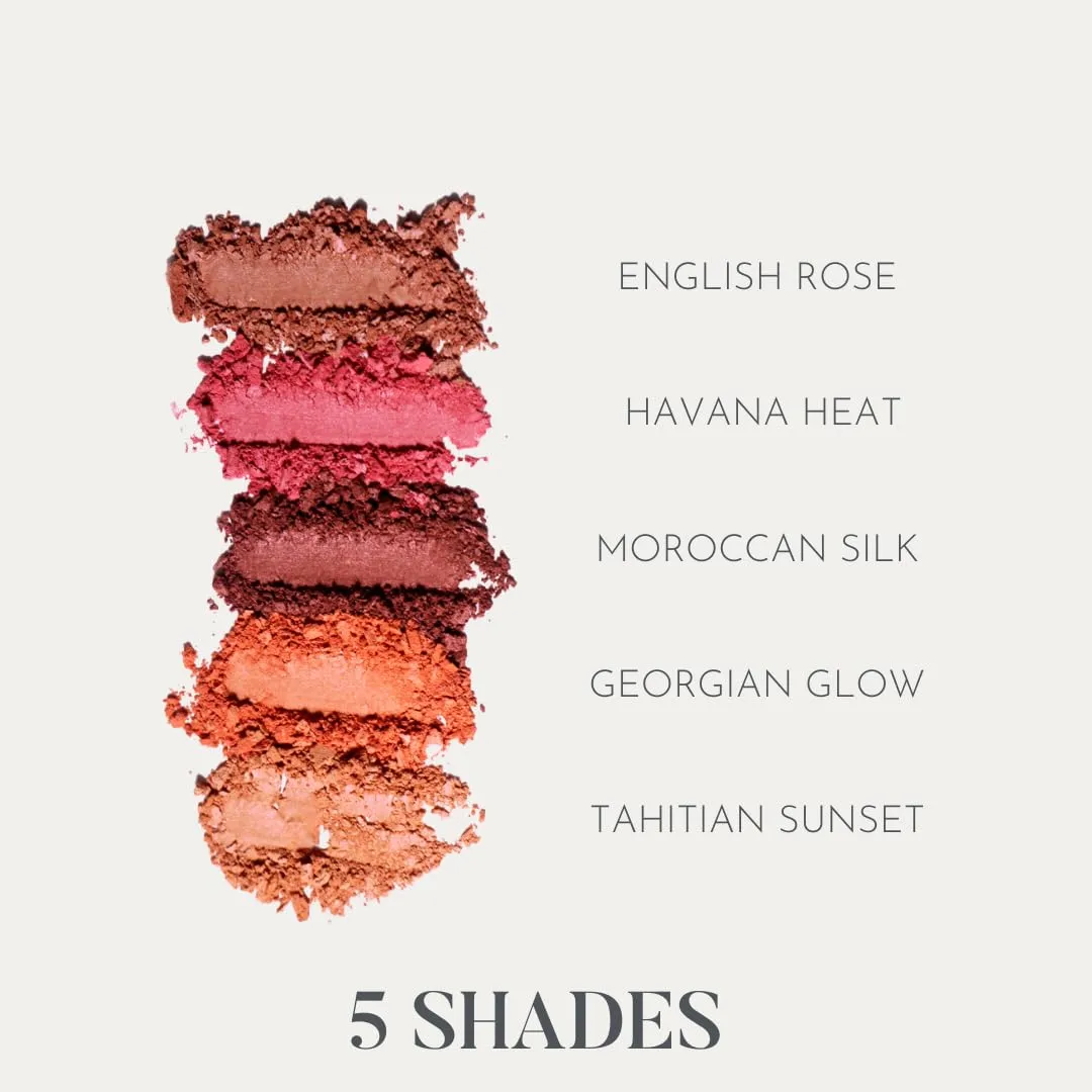 Cheek Envy Blush for Cheeks - Infused with Vitamins & Antioxidants, Long-Lasting, Buildable, Smooth Finish, Clean Beauty - English Rose Makeup Blush Powder 0.88 oz