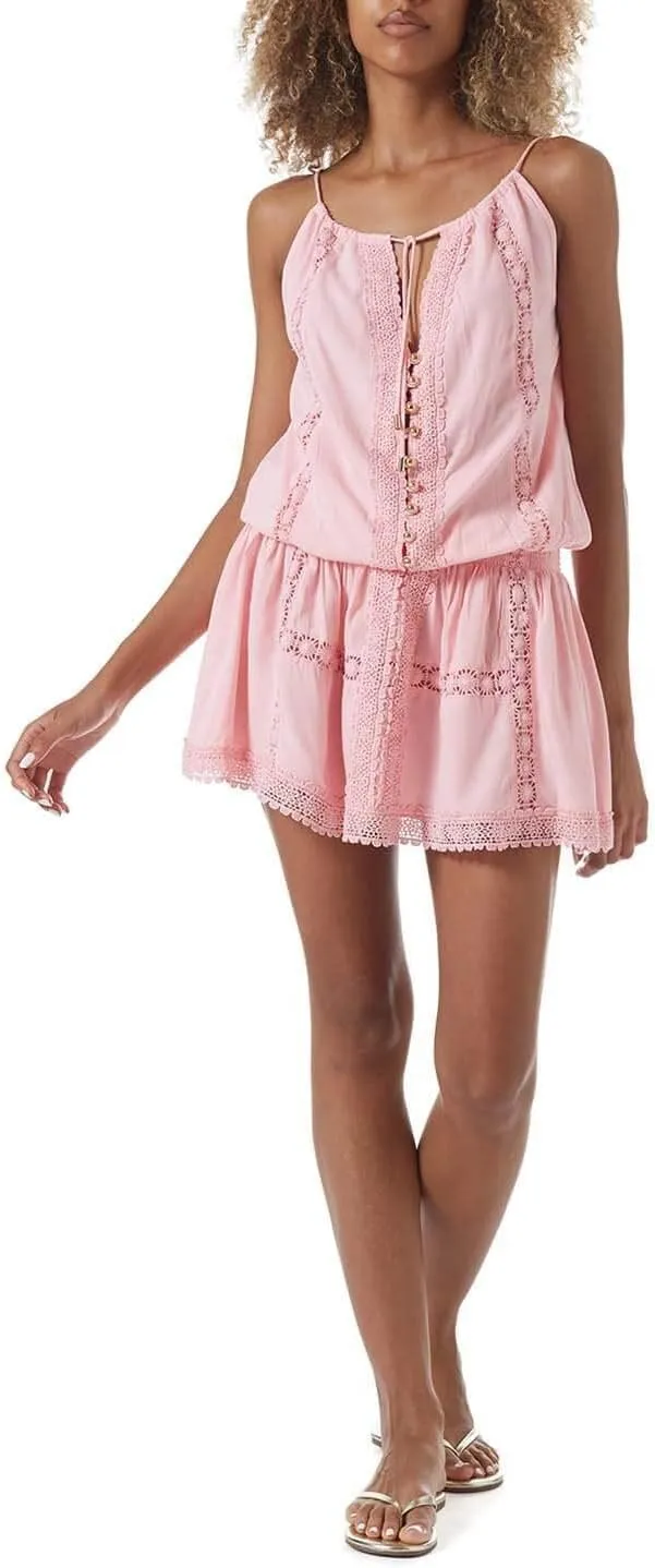 Chelsea Swimwear Cover Up, Blush, XS
