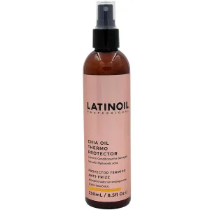 Chia Oil Heat Protectant Spray For Hair - Hair Thermal Protection Shield From Heat - Leave In Conditioner - Anti Frizz Moisturizer (8 Oz)
