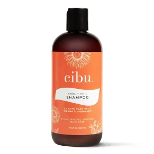 CIBU Curl   Coil Shampoo Cleanses, Hydrates, Revitalizes, Detangles & Preserves Natural Curl   Coil for Frizz-Free Smooth Manageable Hair (Shampoo, 350ml)