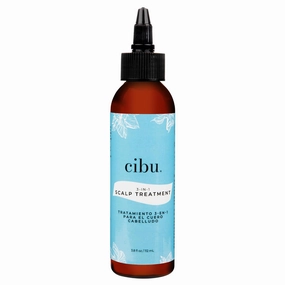 CIBU 3-in-1 Scalp Treatment - Soothing Peppermint Herbal Rinse - Advanced Care Hair and Exfoliating Scalp Treatment - 3.8oz