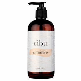 Cibu Revive and Restore Conditioner | Repair Conditioner with Oleic Acid, Linoleic Acid, Vitamin E & K | Eliminates Frizz, Seals Split Ends, Strengthens, Fortifies and Smoothens Hair Strands | 11.83oz