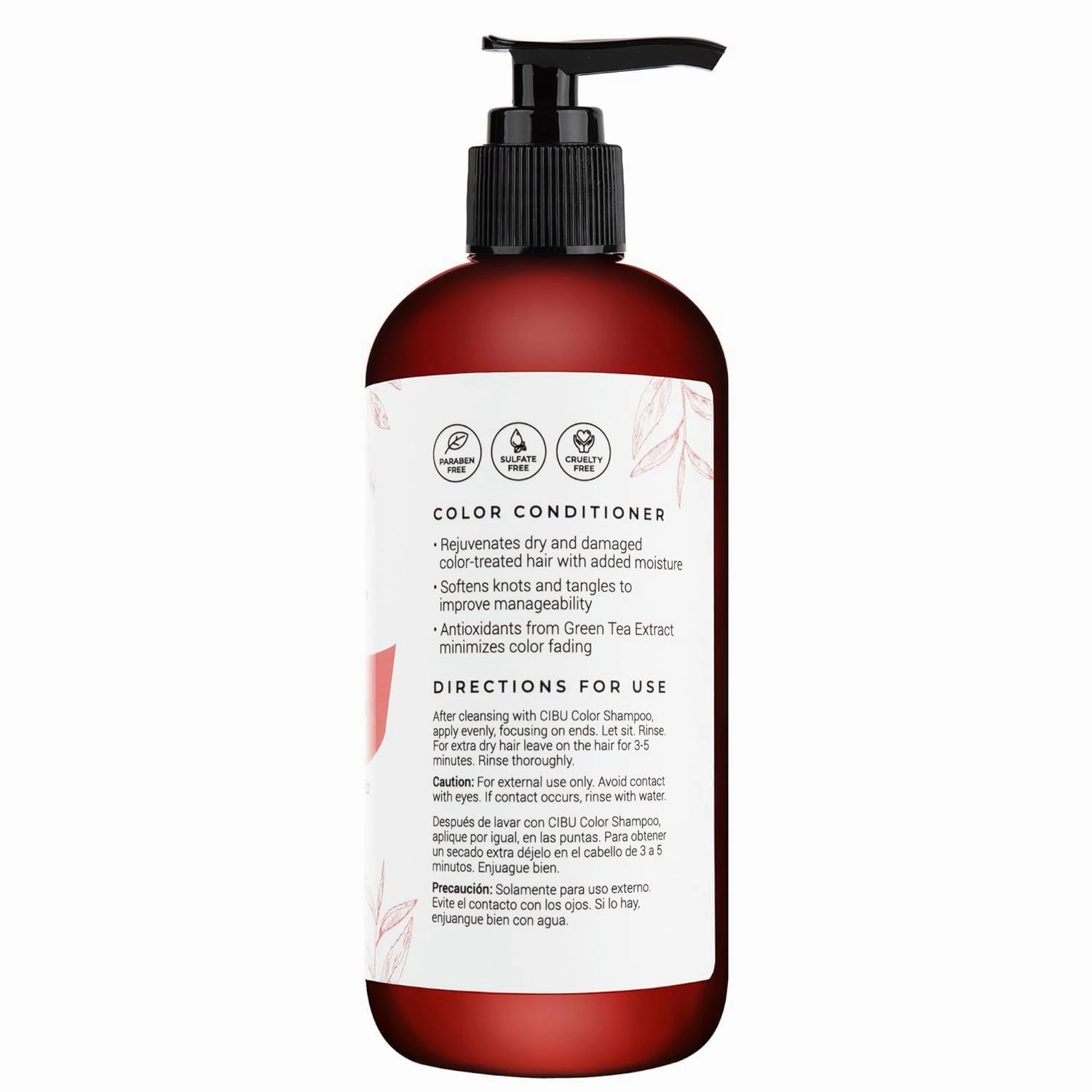 CIBU Volumizing Pre-Shampoo Conditioner Liter - Volume Conditioner for Fine Hair - Anti Breakage - Nutrient Rich Ginseng Soy Protein Bamboo - 34.4oz