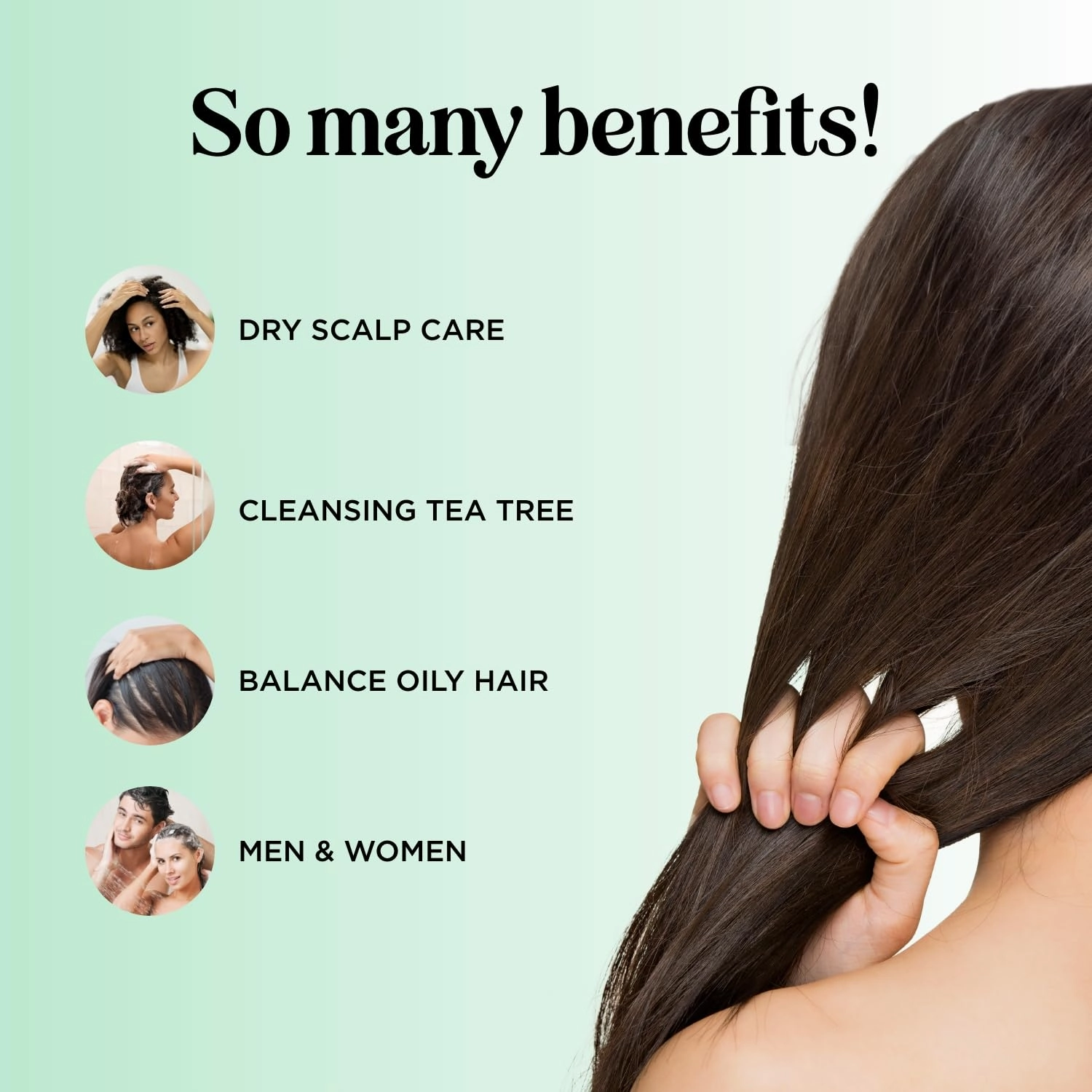 Clarifying Shampoo for Oily Hair and Scalp - Deep Cleansing Build Up Remover with Rosemary Oil - Degrease Shampoo for Greasy Hair & Scalp - Vegan, Color Safe, Sulfate & Paraben Free (25 Fl Oz)