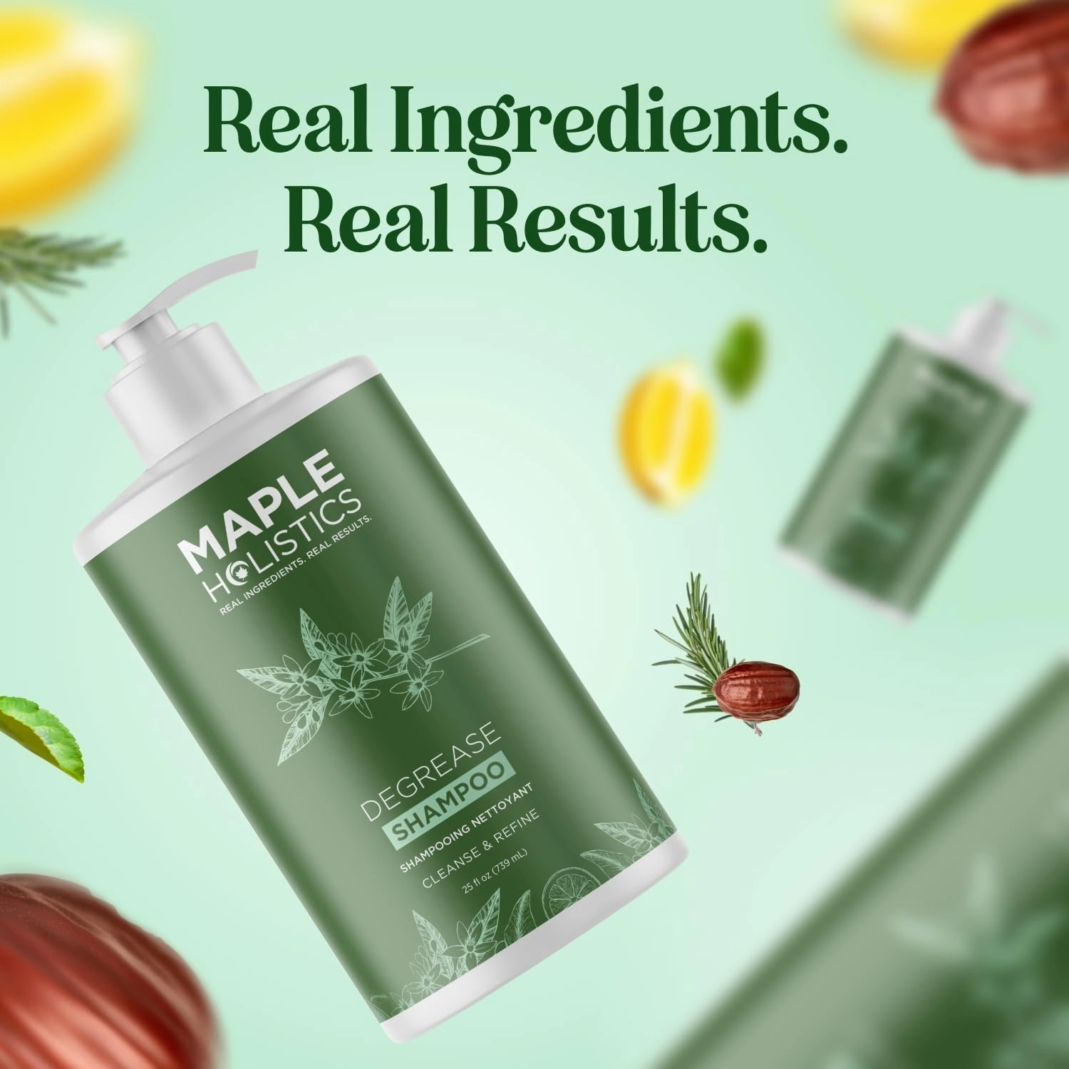 Clarifying Shampoo for Oily Hair and Scalp - Deep Cleansing Build Up Remover with Rosemary Oil - Degrease Shampoo for Greasy Hair & Scalp - Vegan, Color Safe, Sulfate & Paraben Free (25 Fl Oz)