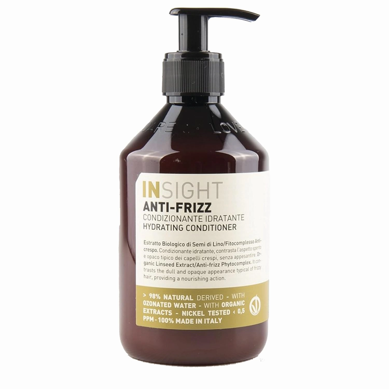 Clean Beauty Anti Frizz Conditioner, Hydrating, Organic Linseed Extract, Vegan, 13.5 fl oz