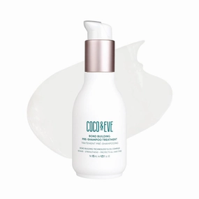 Coco & Eve Conditioner - Pre-Shampoo Treatment, 4.23 fl oz (125 milliliters), Helps with Dry Damaged Hair Breakage Repair, Deep Conditioning Mask for Repairing Hair Damage & Hair Bonds