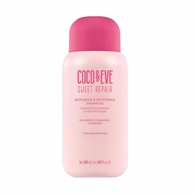 Coco & Eve Repairing & Restoring Shampoo for Damaged, Color Treated Hair - With Biomimetic Ceramides, Vitamin B5 to Repair Breakage, Split Ends, Strengthen and Hydrate. For All Hair Types (9.47 Fl Oz)
