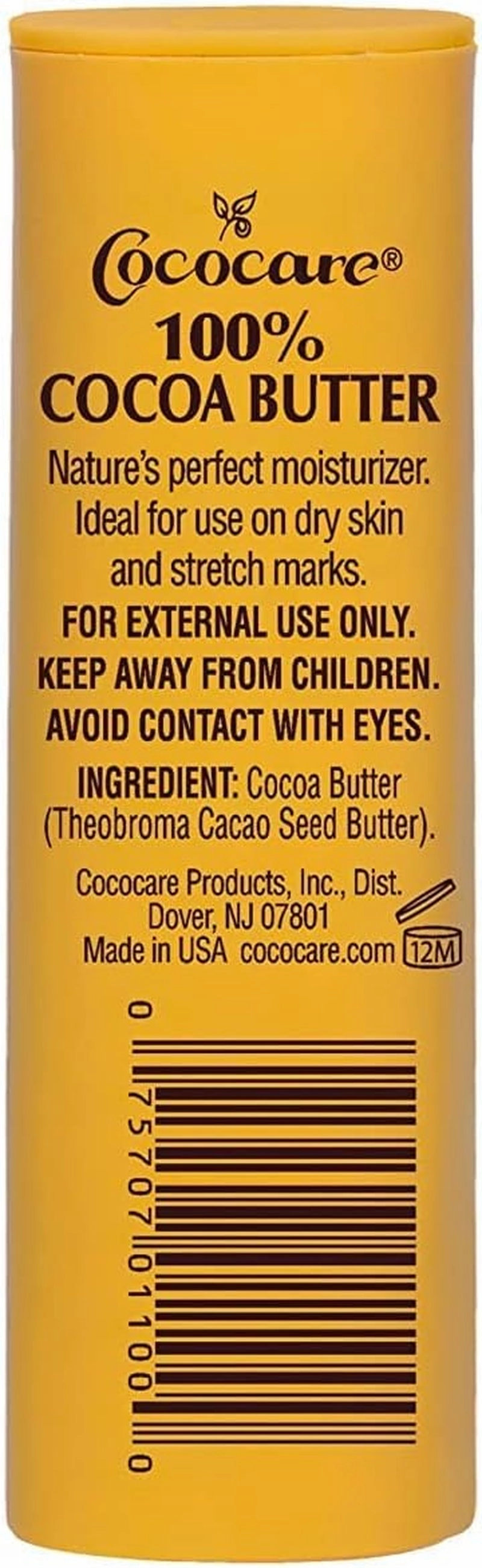 Coco Cocoa Butter Stick, Stock 100% 1 Oz, 8 Pack