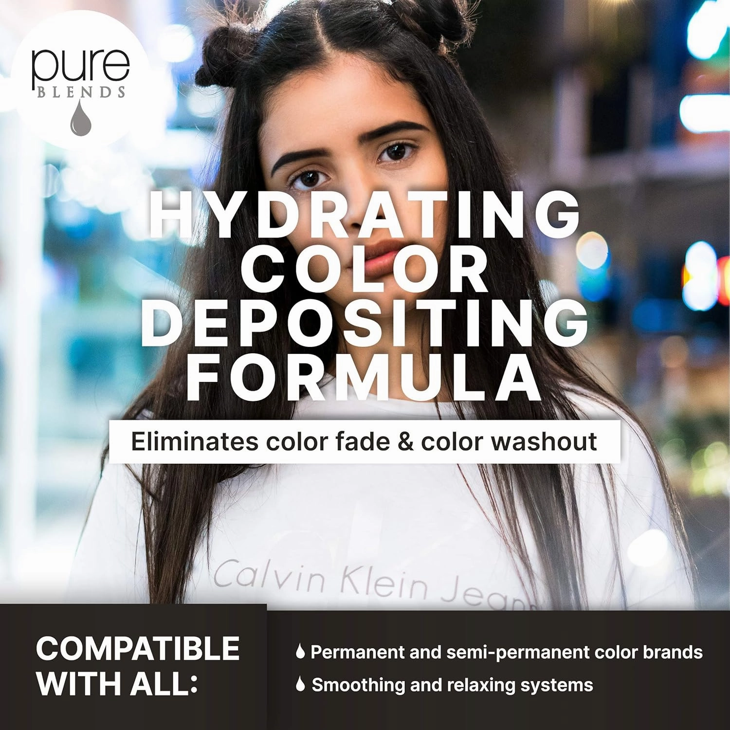 Cocoa Moisturizing Color Depositing Conditioner, 8.5 Fl Oz - Infused with Coconut Oil, Keratin & Collagen, Prevents Color Fade, Extends Color Service on Color Treated Hair, Cool Brown