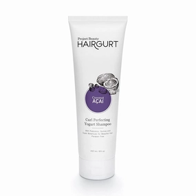 Coconut Acai Curl Perfecting Yogurt Shampoo – Enhances Curly & Wavy Hair – Sulfate-Free, Natural Formula, 8 oz
