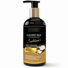 Coconut Milk With Avocado for Nourishing,Hydrating,Silk & Shine with Strengthens Hair,Free from Paraben & Mineral Oil, for Men and Women Hair Conditioner(300ml)