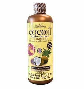 Coconut Oil Shampoo 32oz| For All Hair Types- Hydrates and Conditions- 50% Biotin- (Shampoo de Coco y Biotina)