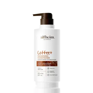Coffee  Thickening Conditioner | Infused with Arabica Coffee Oil, Caffeine & Niacinamide | Hair Strengthening & Thickening for Thin, Fine Hair | Silicone-Free, Safe for Color-Treated Hair