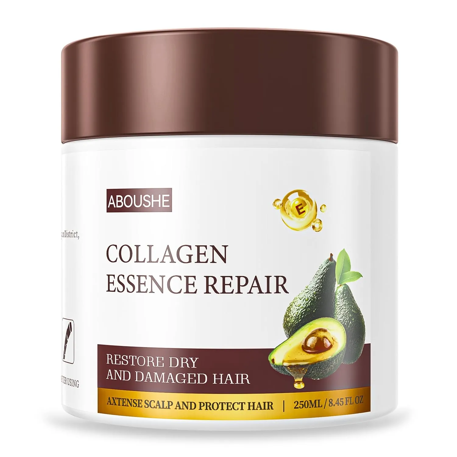 Collagen Hair Mask - Deep Conditioning, Hydrates, Repairs, Nourishes, Argan Oil Keratin Hair Treatment Conditioner, Salon Quality Hair Care for Dry Damaged Hair All Types 8.45 oz 250ml