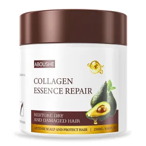 Collagen Hair Mask - Deep Conditioning, Hydrates, Repairs, Nourishes, Argan Oil Keratin Hair Treatment Conditioner, Salon Quality Hair Care for Dry Damaged Hair All Types 8.45 oz 250ml