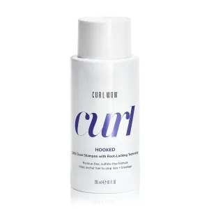COLOR WOW Curl Wow Hooked 100% Clean Shampoo with Root-Locking Technology – Rich-lathering, sulfate-free formula leaves no residues   helps anchor hair to stop shedding