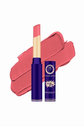 Colors Queen Queen Lips Matte Lipstick Long Lasting Lipstick 2.4gm (Peach)