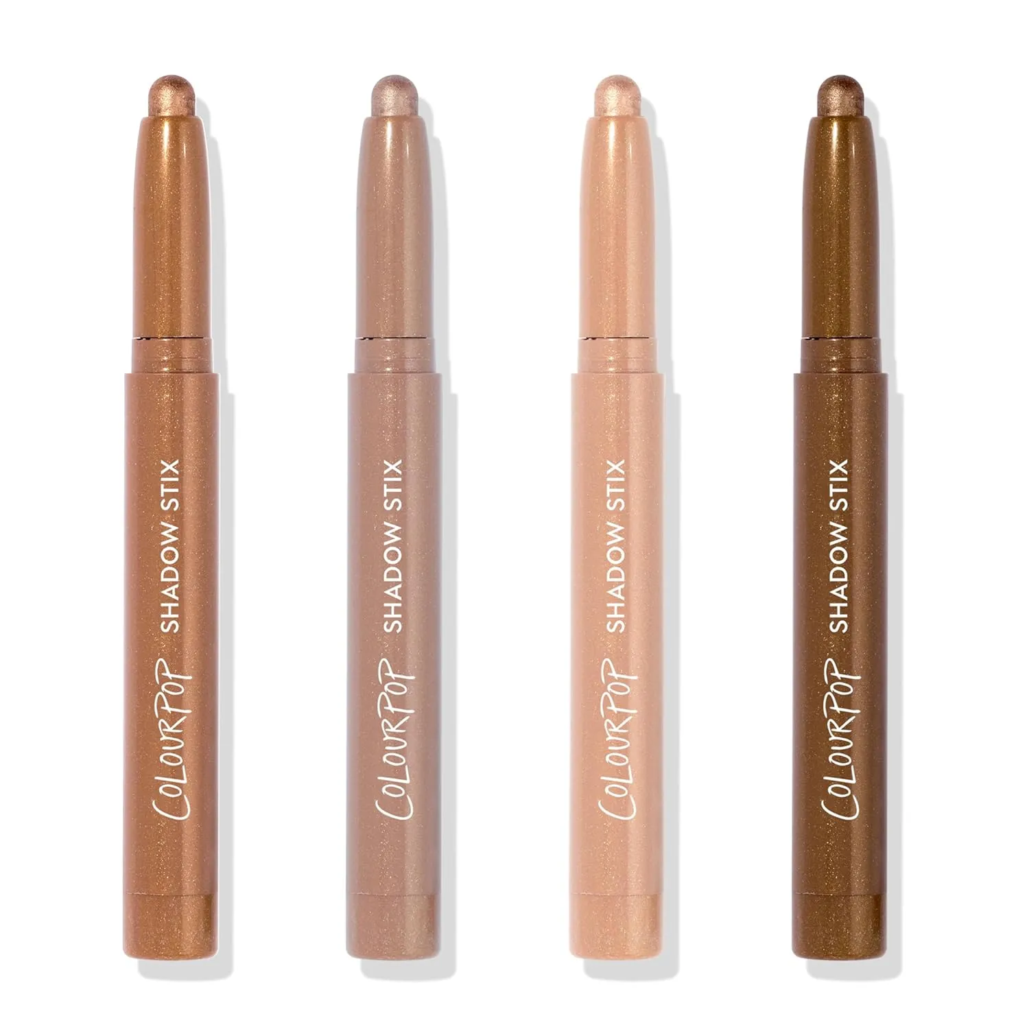 Colourpop ShadowStix Bundle - Cream Eyeshadow Stick with Long-Lasting Color - Walk Of Fame, Socialite, Honey BB, Quokka (Pack of 4, 0.5 oz each)