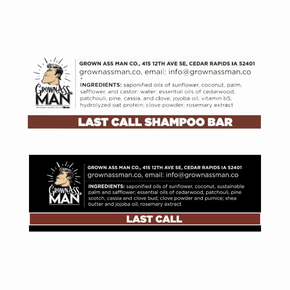 Combo Packs - Solid Soap & Shampoo Bars Rich Lather with Natural Oils & Gentle Scrub for Men - Plastic Free & Eco-Friendly, Natural & Organic Deep Clean, 4oz Bars (Last Call 3-Pack)