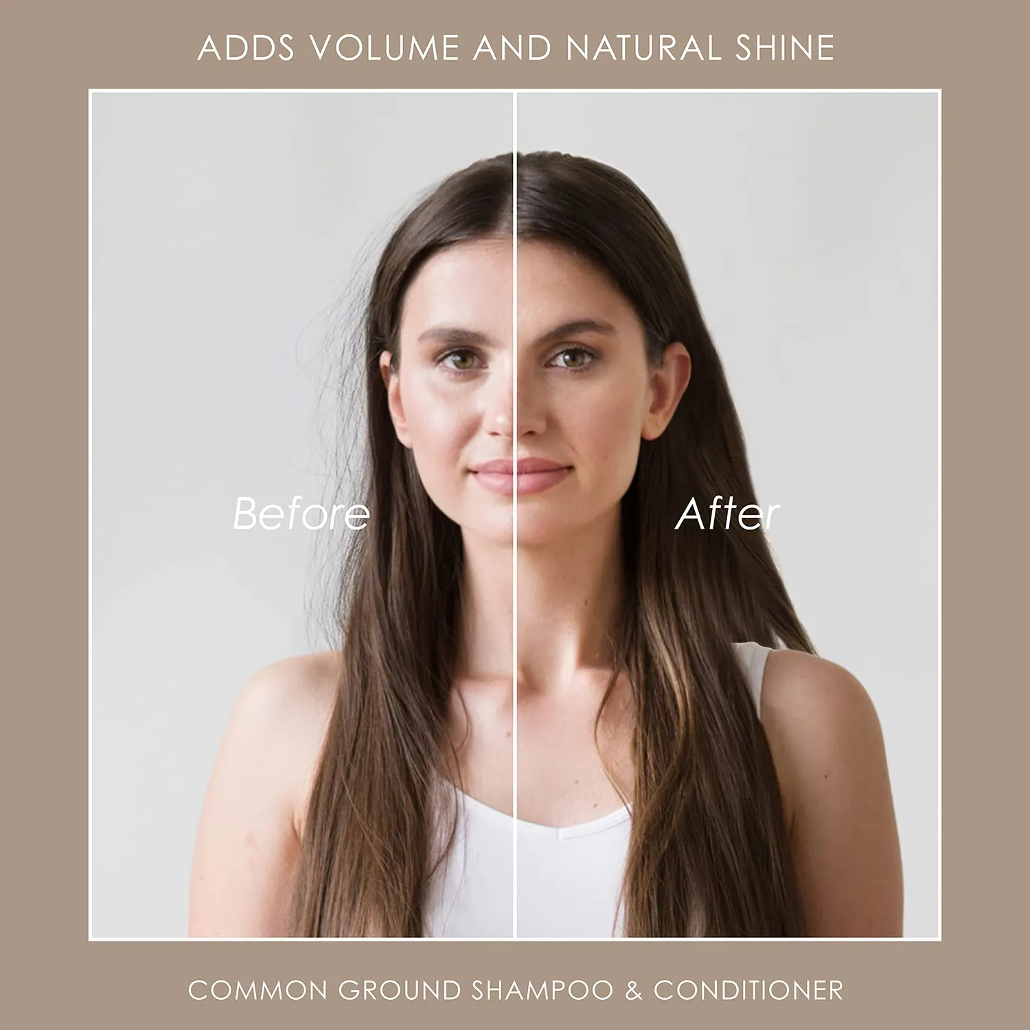Common Ground All Natural Shampoo and Conditioner Set; Paraben and Cruelty Free, Organic, Vegan, Plant-Based Formula, Botanical Scent and Avocado Oil Extract, for Men and Women