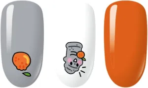 Completely Cured Gel Nail Stickers, 28pcs Gel Nail Strips, Protect from UV Because no Need UV Light lamp (Jeju Dream 28 pcs)