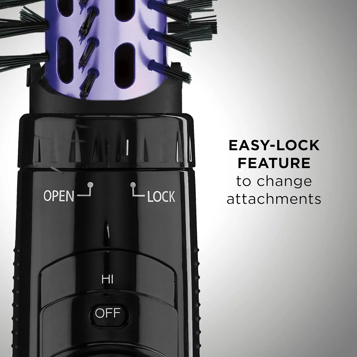 Conair 2-in-1 Hot Air Curling Combo, Includes 1.5-inch Curl Brush and 1-inch Aluminum Bristle Brush