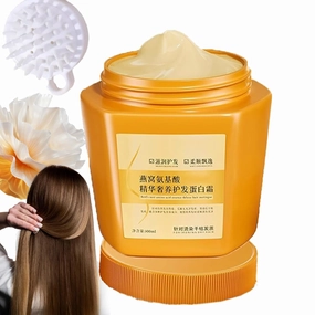 Consciouts Amino Acid Essence Luxury Nourishing Hair Protein Cream,Amino Acid Essence Luxury,Amino Acid Essence Hair Protein Cream,500ml Repairing Essence Hair Mask,Deep Conditioner for Dry (1PC)