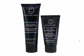 Controlled Chaos Curl Creme & Moisturizer Bundle - Hydrating Conditioner and Curl Defining Creme - Vegan - pH Balanced - For All Curly Hair Types, Including Dry, Coarse, and Color-Treated