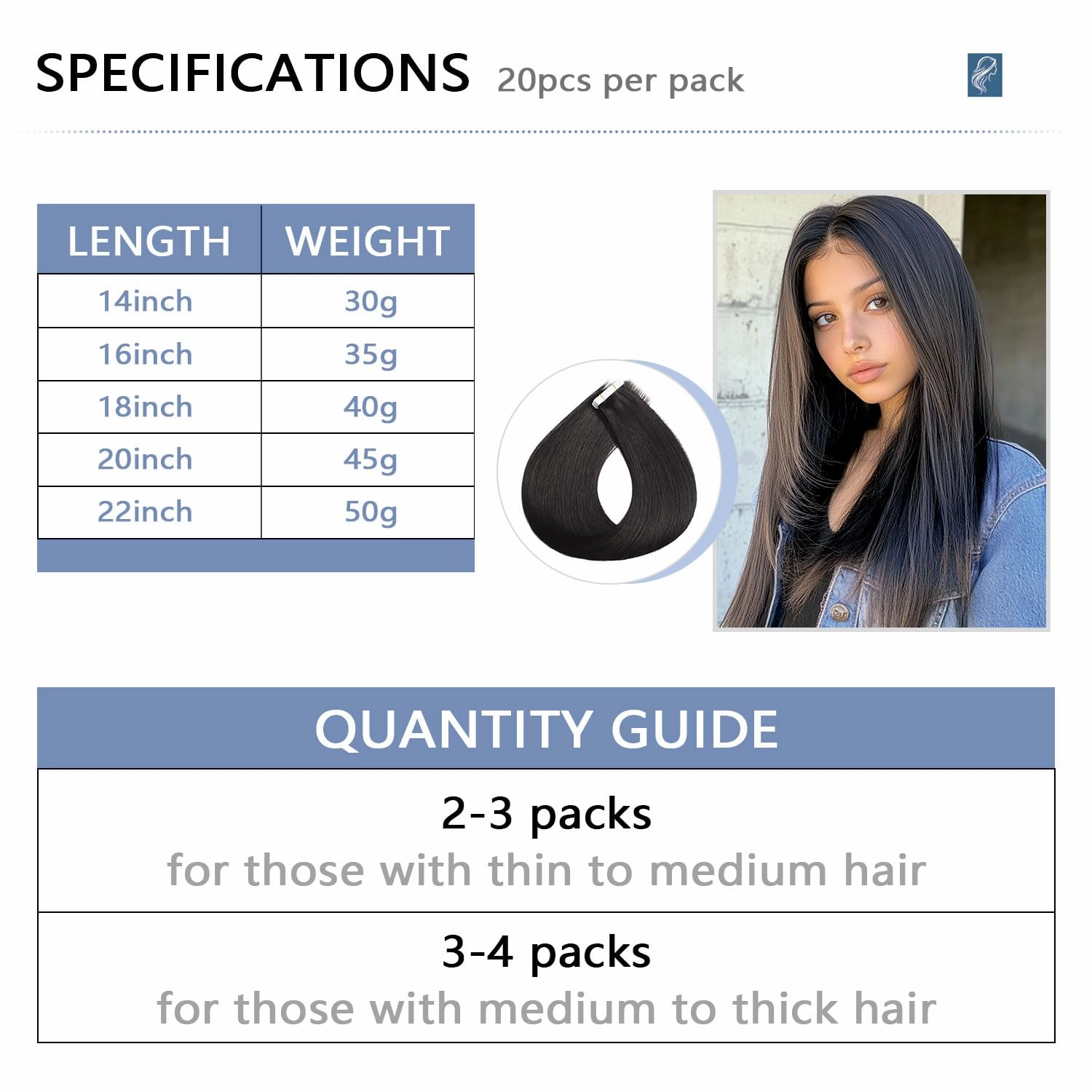 COOKAYU Invisible Tape in Extensions Human Hair, Natural Black Seamless Injected Tape Ins Remy Hair 14Inch 30g 20pcs Straight Invisi Edge Extensions Silky Smooth