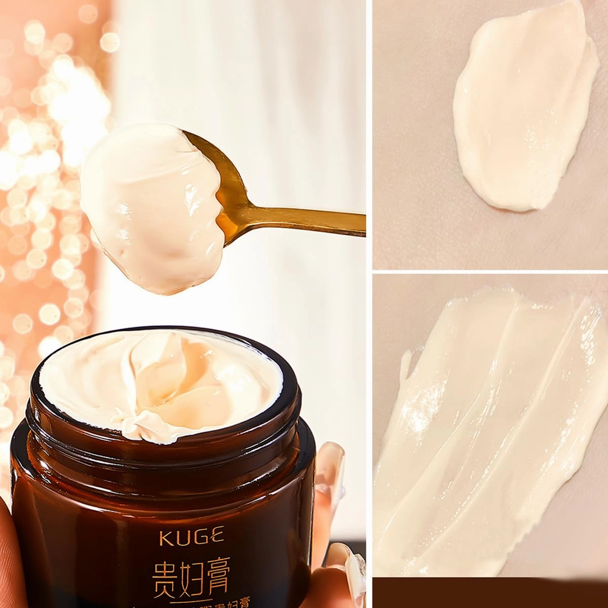 Cordyceps Lingzhi Noblewoman's Cream, 50g KUGE Face Cream, Cordyceps Ganoderma Tone-Up Cream Lady Cream, Japan Cordyceps Ganoderma Balm, Luxurious Moisturizing Tone up Cream (250g)