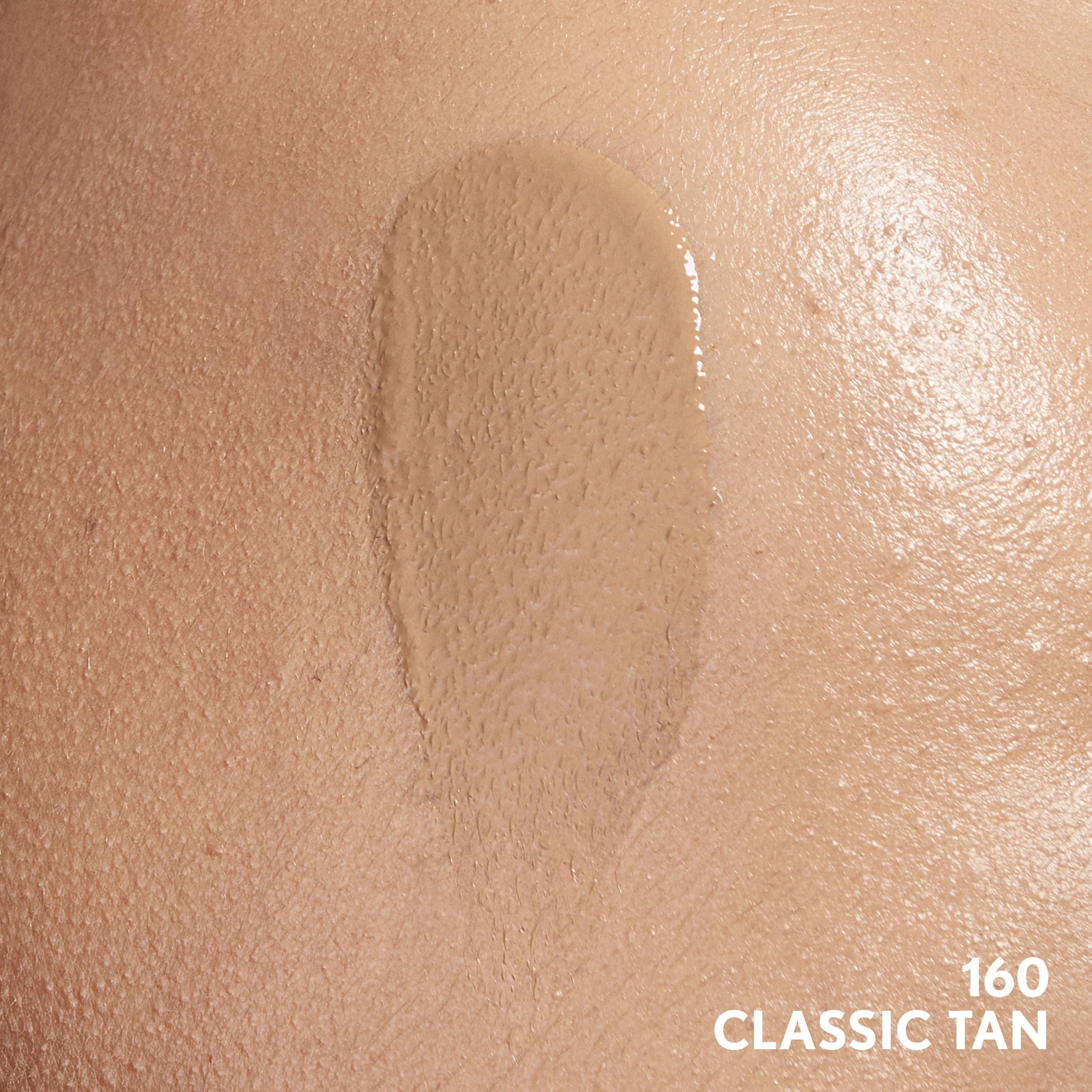 COVERGIRL Clean Invisible Foundation Makeup, Dewy & Glowy Natural Finish, Buildable Coverage, Skin-Like Smooth Look, Vegan, Classic Tan, 1oz